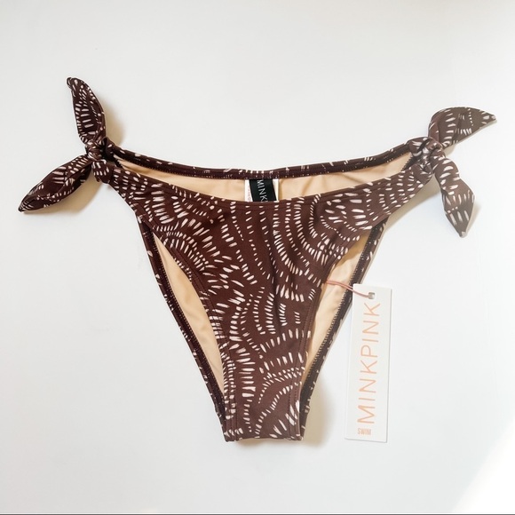 *NEW*  MINKPINK Boho Bikini Bottom, sz XS - Picture 1 of 8